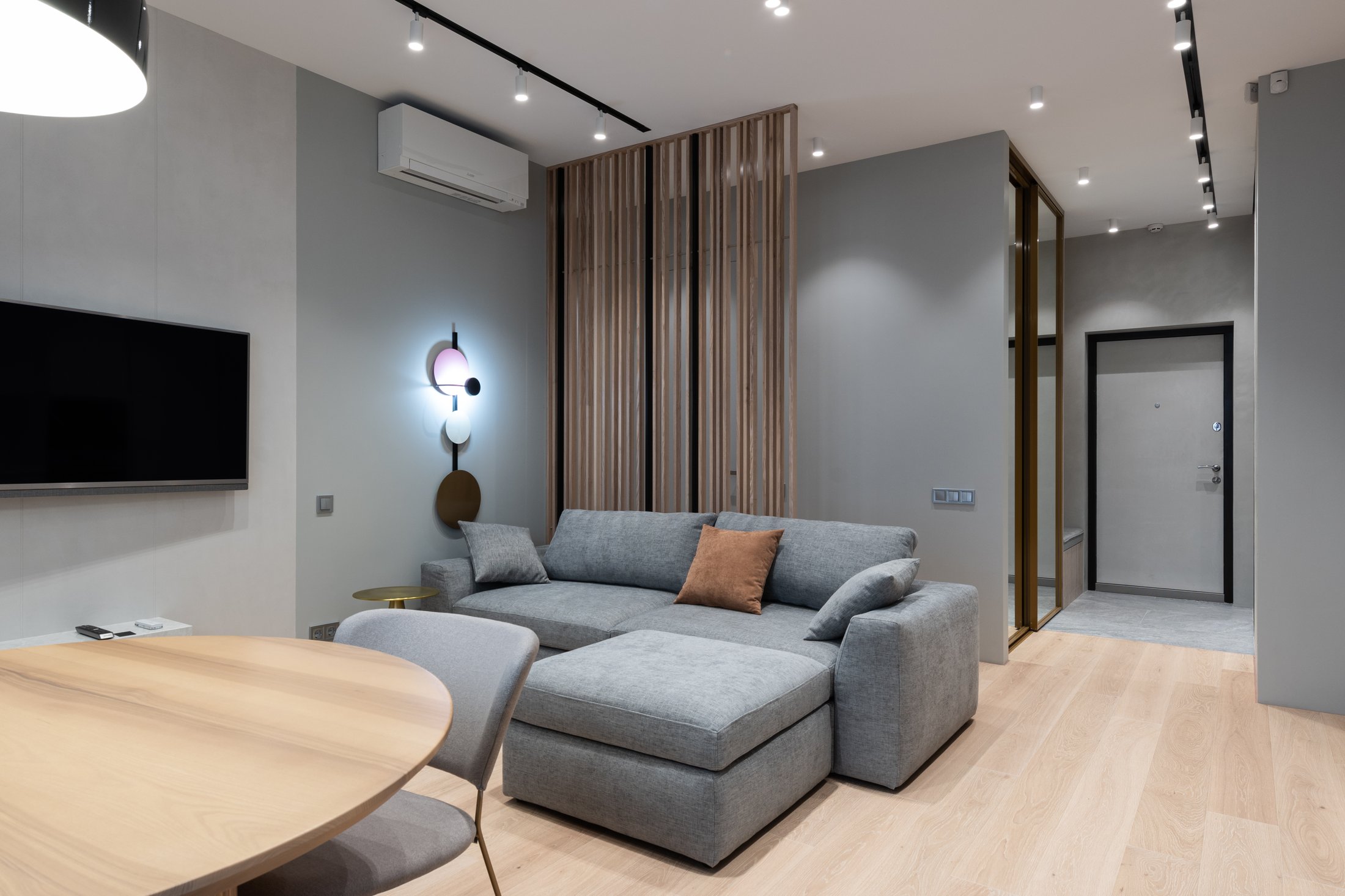 Luxury lounge with fitted air conditioning